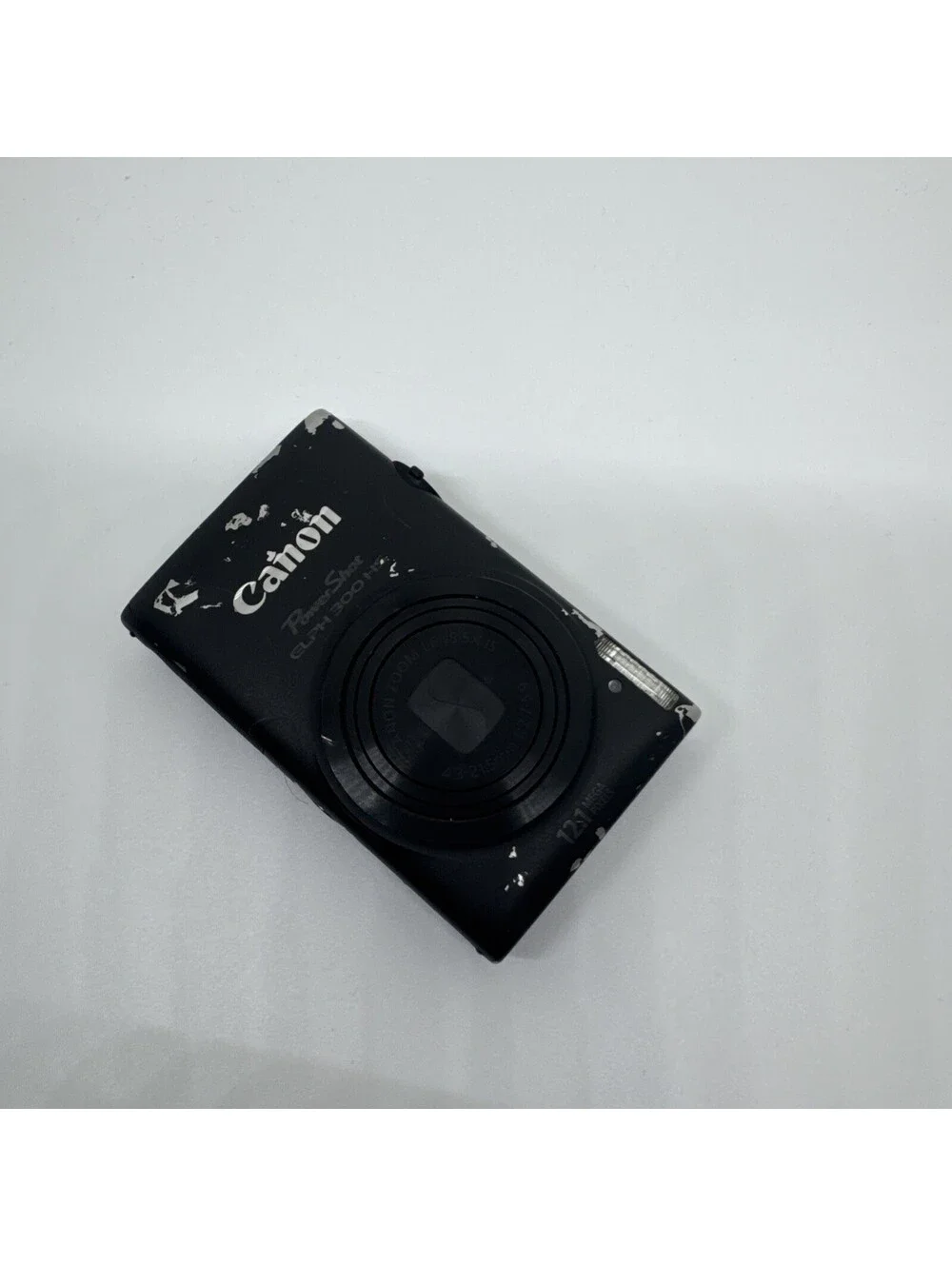 Canon PowerShot ELPH 300 HS 12.1MP Digital Camera - Black Works No Battery/charg